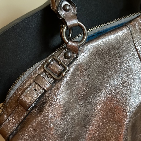 Coach Metalic Madison Satchel/ Lg Crossbody - Picture 4 of 13